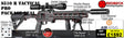 Air Arms S510T Tactical Regulated Professional Air Rifle package deal includes Hawke scope 3-12x50AO IR, match mounts, tactical hardcase and pellets.