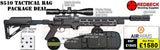 Air Arms S510 Tactical package deal includes a Air Arms Silencer, Hawke 3-12x50 AO IR Scope, Match Mounts, Fill Valve, Pellets, Targets and Air Rifle Bag.