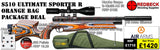 Air Arms S510 R Regulated laminate stock package deal includes a Air Arms Silencer, Hawke 3-12x50 AO IR Scope, Match Mounts, Fill Valve, Pellets, Targets and Air Rifle Bag.