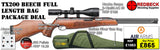 Air Arms TX200 Beech air rifle
Hawke 3-12x50 AO IR Scope
Match Mounts
Buffalo River Gun Bag