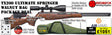 Air Arms TX200 Ultimate Springer with&nbsp;Walnut Stock air rifle
Hawke 3-12x50 AO IR Scope
Match Mounts
Buffalo River Gun Bag
