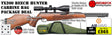 Air Arms TX200 HC Beech air rifle
Hawke 3-12x50 AO IR Scope
Match Mounts
Buffalo River Gun Bag