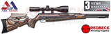 Air Arms TX200HC Hunter Carbine Ultimate Springer Laminate shown from right hand side with scope fitted.