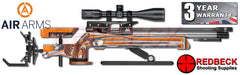 Air Arms XTI 50 FT Field Target Air Rifle orange laminate rh view