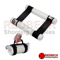 Airgun Charging Cylinder Carry Handle And Anti Roll Kit Showing how the carry handle fits to the bottle. 