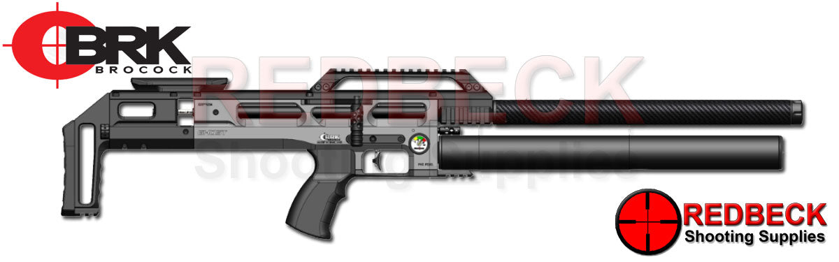 BRK GHOST ZERO Right Hand View Showing the cocking lever and the new cylinder design.