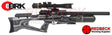 BRK Sniper XR2 Laminate Air Rifle Showing the power wheel and the picatinny under rail.