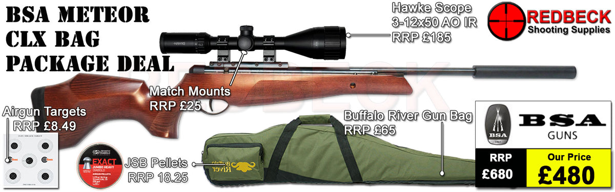 BSA Meteor CLX Bag Package Deal – Redbeck Shooting Supplies