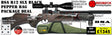 BSA R12 SLX AIR RIFLE WITH BLACK PEPPER LAMINATE STOCK AND CARBON BOTTLE, BAG PACKAGE DEAL. THIS PACKAGE DEAL INCLUDES THE BSA r12 BLACK PEPPER LAMINATE airgun, hawke 3-12x50 AO IR scope, match mounts, quality gun bag pellets and targets.