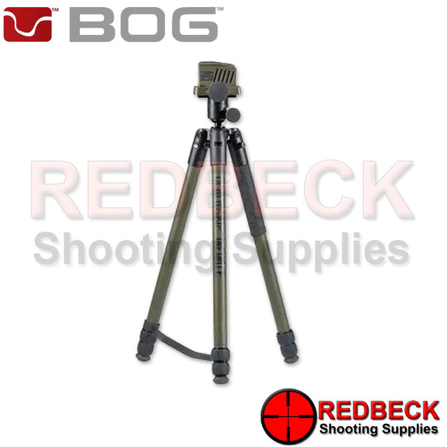 Bog Death Grip Infinite Aluminium Front View Showing The Bipod In Its Standard Position. 