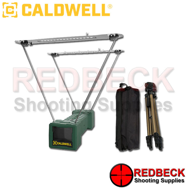 Caldwell Ballistic Precision Chronograph With Bluetooth Premium Front View Showing All The Items In The Premium Kit.