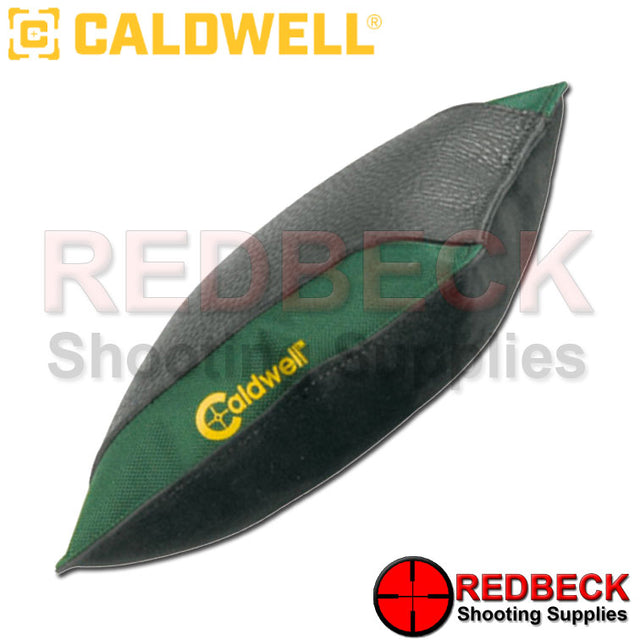 Caldwell Bench Accessory Bag No. 2 Elbow Bag Filled Showing The Sleek Design Of The Elbow Bag.