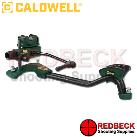 Caldwell Fire Control Full length Rest Rear View showing the non-marring rear pad