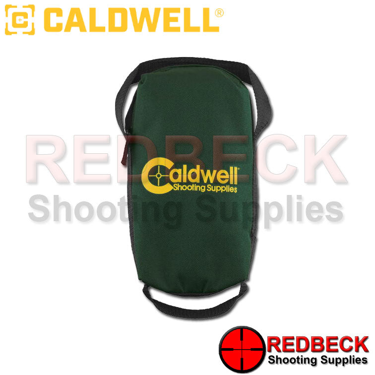 Caldwell Lead Sled Weight Bag Standard Front View Showing the durable nylon-webbed handles