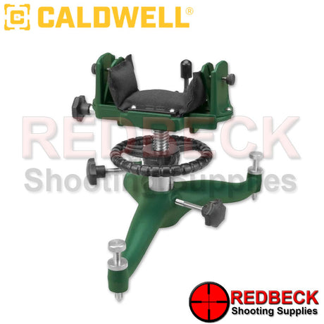 Caldwell Rock BR Competition Front Shooting Rest Front View Showing The Fast, Precise Pivoting Elevation System.