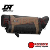 DNT OPTICS HOUND THERMAL SPOTTER WITH LRF BOTTOM VIEW showing the charging port. 