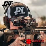 DNT OPTICS NVMD-C200 Bundle Life Style VIEW Showing the flip out mount that is included in this Package Deal 