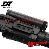DNT OPTICS ThermNight 4K Thermal Night Vision Scope Under rail View Showing the mount.