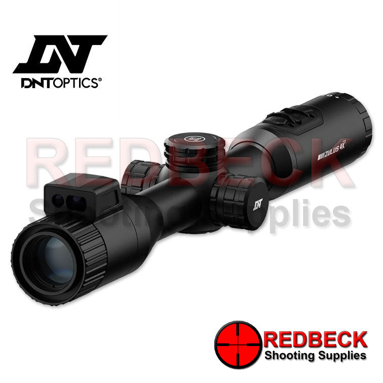 DNT OPTICS ZULUS 4K Tube Style Front View showing the LRF.