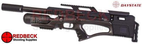 Daystate-Alpha-Wolf-Air-Rifle-Shadow-Left-Hand-View showing the Daystate touch screen.