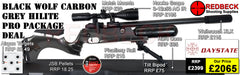Daystate Black Wolf Carbon Grey Hi Lite Pro Package Deal