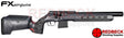 FX DRS MKII Redline Laminate Compact 380mm Right Hand View Showing the brand new grey laminate with red strips. 