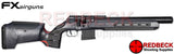 FX DRS MKII Redline Laminate Compact 380mm Right Hand View Showing the brand new grey laminate with red strips. 