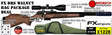 FX DRS Walnut Air Rifle Bag Package Deal includes:
A fully tested certificated quality rifle.

Manufacturers Guarantee
FX DRS Walnut Air Rifle&nbsp;
Hawke 3-12x50 AO IR Scope
Match Mounts
Weihrauch XLK Silencer
Magazine
Fill Valve
Buffalo River Gunbag

FX DRS Picatinny Scope rail
