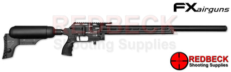 FX Dynamic MKII Black 700mm FAC Right Side View showing the magazine and the m-lok mounting rail. 