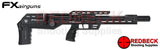 FX LEOPARD TUBE AIR RIFLE SHOWN FROM THE RIGHT HAND SIDE