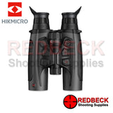 HIK MICRO HABROK 4K 2.0 HE25L TOP VIEW showing the power button and the menu buttons. 