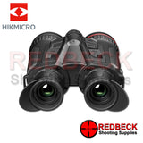Hik Micro Habrok Pro HX60LS thermal imaging and digital night vision binoculars shown from the back