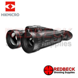 Hik Micro Habrok Pro HX60LS thermal imaging and digital night vision binoculars shown from the left hand side