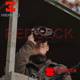 HIKMICRO Raptor RQ50L Thermal Fusion Optical IR LRF Binoculars Lifestyle View Showing The Lens And The Laser Range Finder. 