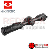 HIKMICRO A50P Alpex Pro Digital Day and Night Vision Rifle Scope Angled Rear View showing the rubber eye piece 
