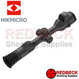 HIKMICRO Alpex A50EL 4K UHD Sensor LRF Digital Day & Night Rifle Scope Eye Piece Angled View