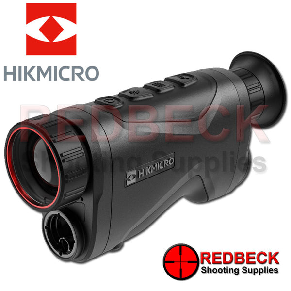 HIKMICRO Condor CH35L 35mm LRF 384x288 12um sub 20mK Thermal Monocular. SHOWING RIGHT SIDE OF lense