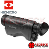 HIKMICRO Condor CQ35L Pro 35mm LRF 640x512 12µm <20mK THERMAL HAND HELD MONOCULAR. SHOWING left hand side with control buttons for laser rangefinder.