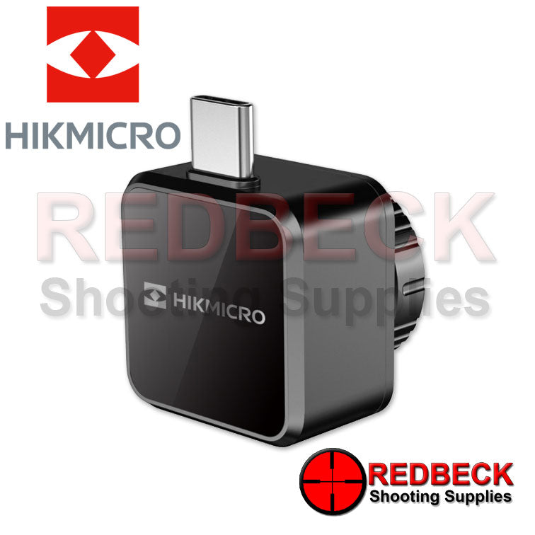 HIKMICRO EXPLORER E20 Smartphone Angled Rear View Showing The Type C Adapter For Android Phones. 
