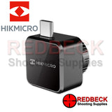 HIKMICRO EXPLORER E20 Smartphone Angled Rear View Showing The Type C Adapter For Android Phones. 