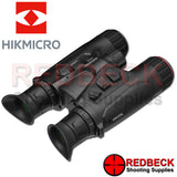 HIKMICRO Habrok 35mm 384x288 20mk Multi-Spectrum Thermal Imaging and Digital Night Vision Binoculars. Shown from right hand side at rear.