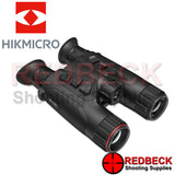 HIKMICRO Habrok 35mm 384x288 20mk Multi-Spectrum Thermal Imaging and Digital Night Vision Binoculars. Shown from front right hand angle.