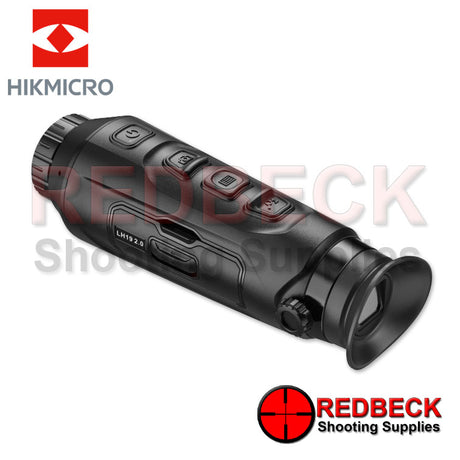 HIKMICRO Lynx 2.0 LH19 Rear View Showing The Power Button And The Menu Buttons.