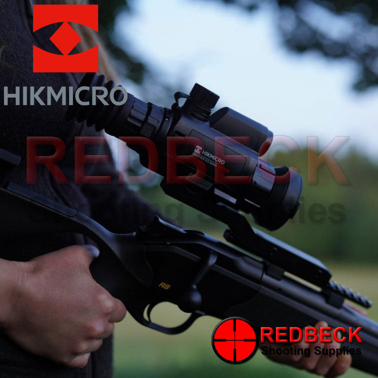 HIKMICRO Panther 2.0 PQ50L Thermal Scope Attached View Showing How The Scope Attaches To A Rifle. 