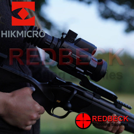 HIKMICRO Panther 2.0 PQ50L Thermal Scope Attached View Showing How The Scope Attaches To A Rifle. 