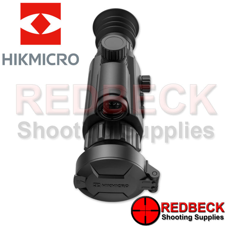 HIKMICRO Panther 2.0 PQ50L Thermal Scope Top View Showing The Laser Range Finder. 