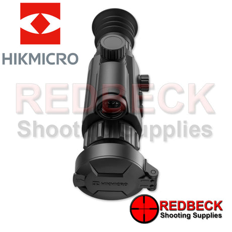 HIKMICRO Panther 2.0 PQ50L Thermal Scope Top View Showing The Laser Range Finder. 