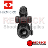HIKMICRO Stellar 3.0 SQ35L Air Rifle And Rifle Thermal Scope Front View Showing The Flip Cover And The Lens Of The Scope. 
