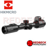 HIKMICRO Stellar 3.0 SQ35L Rifle And Air Rifle Thermal Scope Rear View Showing The Rubber Protective Coving Over The Port. 
