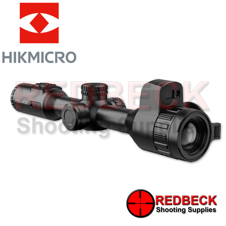 HIKMICRO Stellar 3.0 SQ35L Thermal Air Rifle And Rifle Scope Right Hand Side View Showing The Laser Range Finder. 